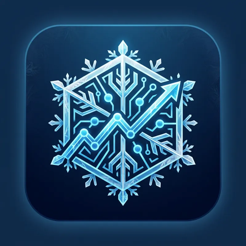 TradeKryos AI: Modern App Icon Design