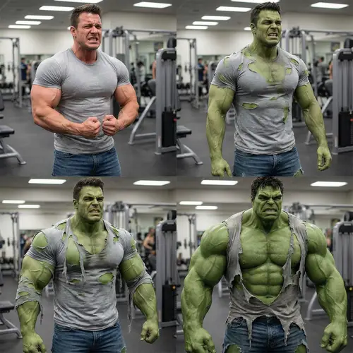 Transforming Muscles: From T-Shirt to Titan