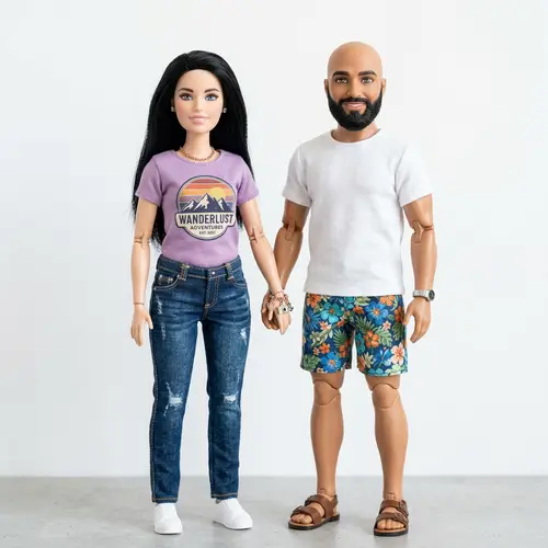 Gorgeous Caucasian Bratz Doll HD Details Realistic Image