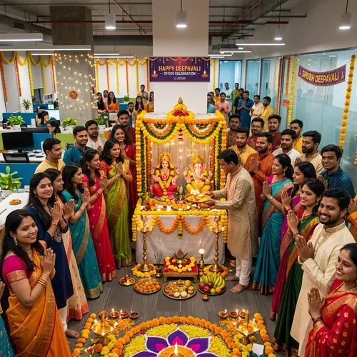 Office Deepavali Pooja Celebration Highlights
