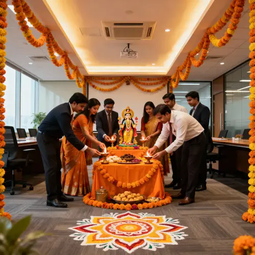 Office Deepavali Pooja Celebration Highlights