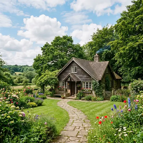 Quaint Countryside House Surrounded by Nature - Cozy Rustic Architecture