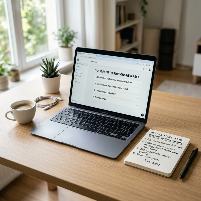 Make Your First $100 Online Without Capital