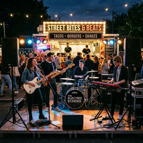 Live Music Band for Events | Food Truck Concert | Music Performance