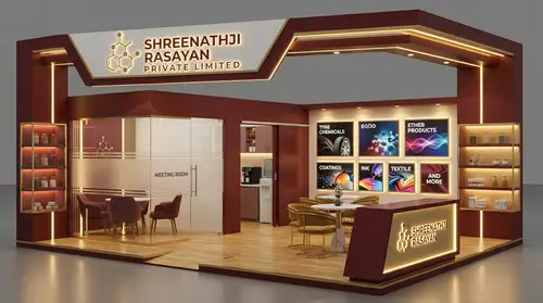 Futuristic Exhibition Stall Design for Shreenathji Rasayan