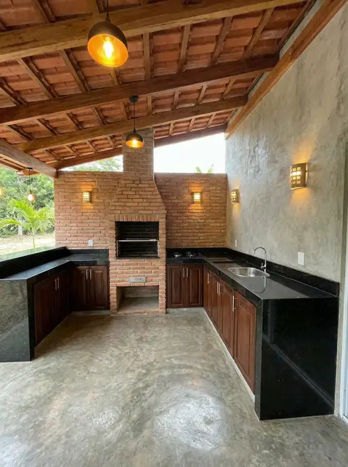 Rustic-Modern Outdoor Kitchen Design for Your Backyard