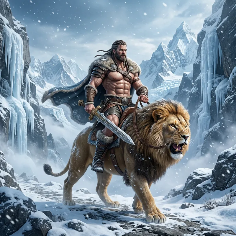 Powerful Hanuman 3D Image in Cool Himalayan Climate