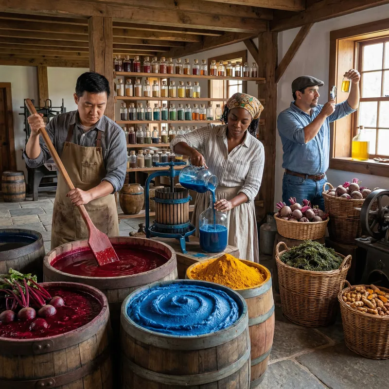 Natural Food Dyes Production: Crafting Vibrant Colors