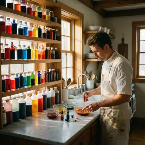 Organic Food Color Bottles for Vibrant Culinary Creations