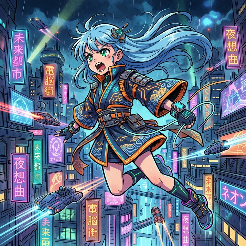 Surreal Japanese Animation: Trigger Studios Art Style