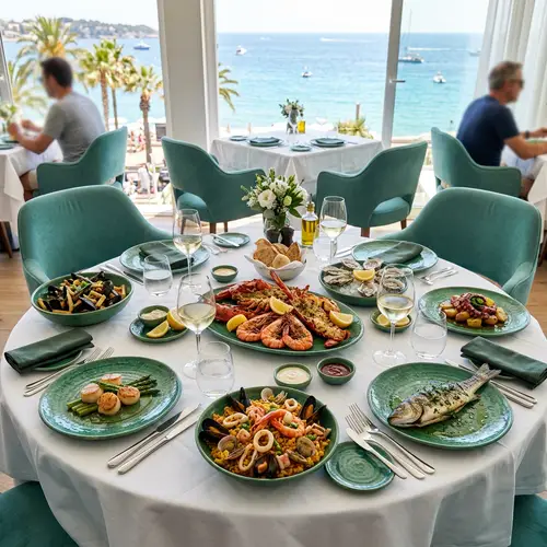 Elegant Seafood Dining Experience