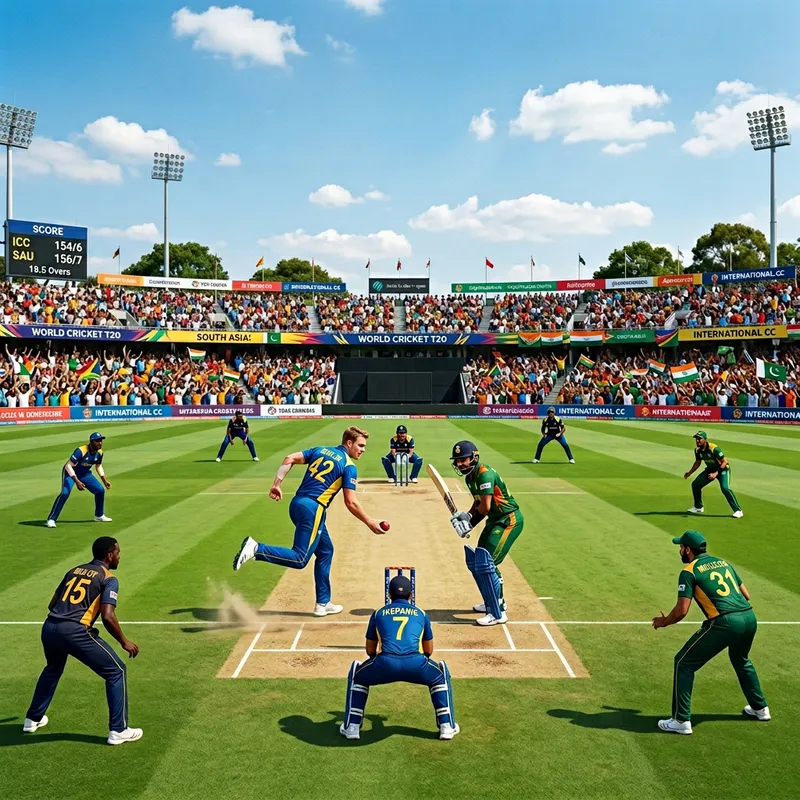 Exciting Cricket Game with Diverse Players | Thrilling Match Experience Exciting Cricket Game with Diverse Players | Thrilling Match Experience