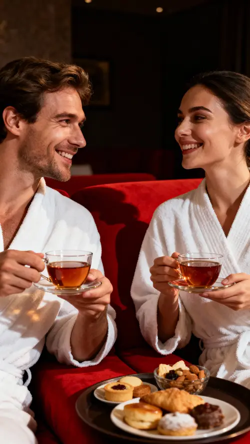 Relaxing Spa Experience with Tea and Snacks