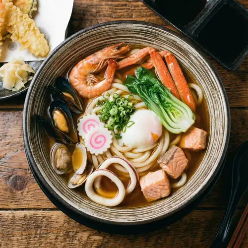 Delicious Seafood Udon Noodles Recipe