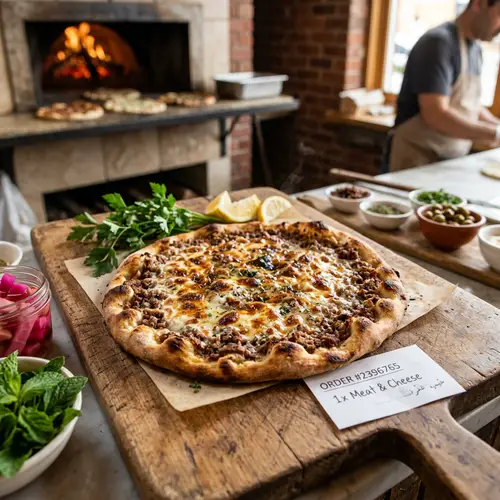 Delicious Meat and Cheese Manakish Recipe