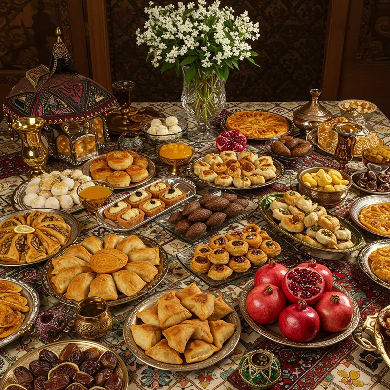 Eid Brunch Table: Delicious Arabic Food Ideas