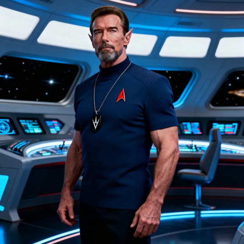 Arnold Schwarzenegger as Spock: A Unique Crossover