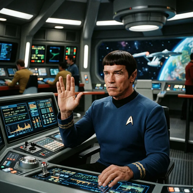 Arnold Schwarzenegger as Spock: A Unique Crossover Arnold Schwarzenegger as Spock: A Unique Crossover