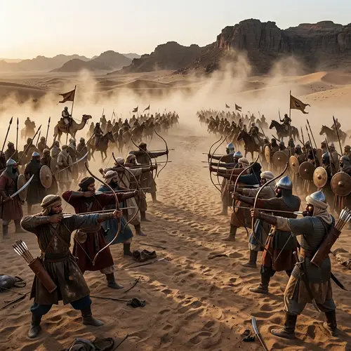 Epic Archery Battle in the Pre-Islamic Era