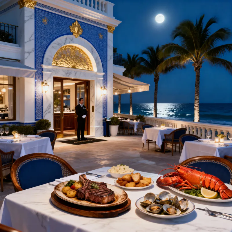 Coastal Steakhouse: Mediterranean Dining by the Ocean