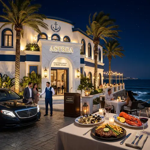 Coastal Steakhouse: Mediterranean Dining by the Ocean