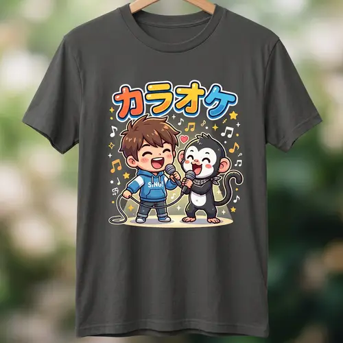 Cute Karaoke T-Shirt Design for Everyone