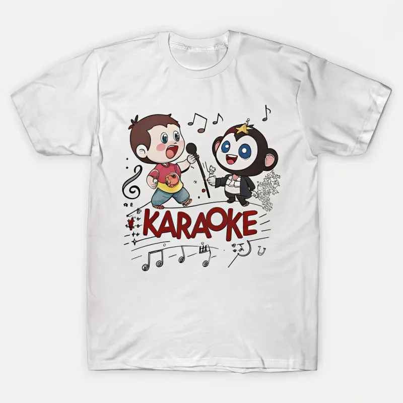 Cute Karaoke T-Shirt Design for Everyone