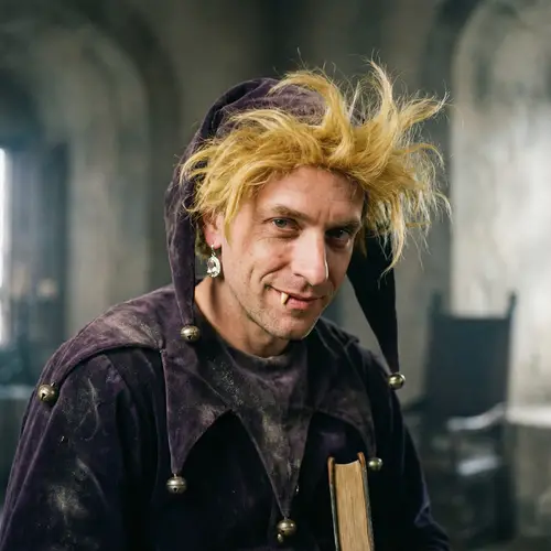 Mystical Jester: A Dark Magician's Disguise