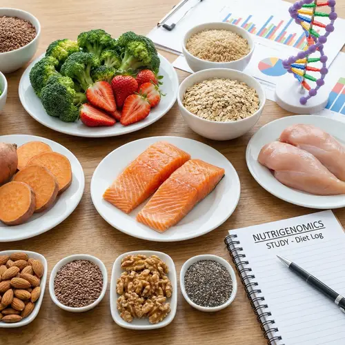 Nutrigenomics Test: Colorful Fruits, Vegetables, Whole Grains, Fish, Poultry, Nuts & Seeds
