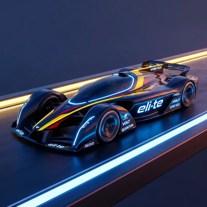 Futuristic F1 Car Design: Eli.te Theme