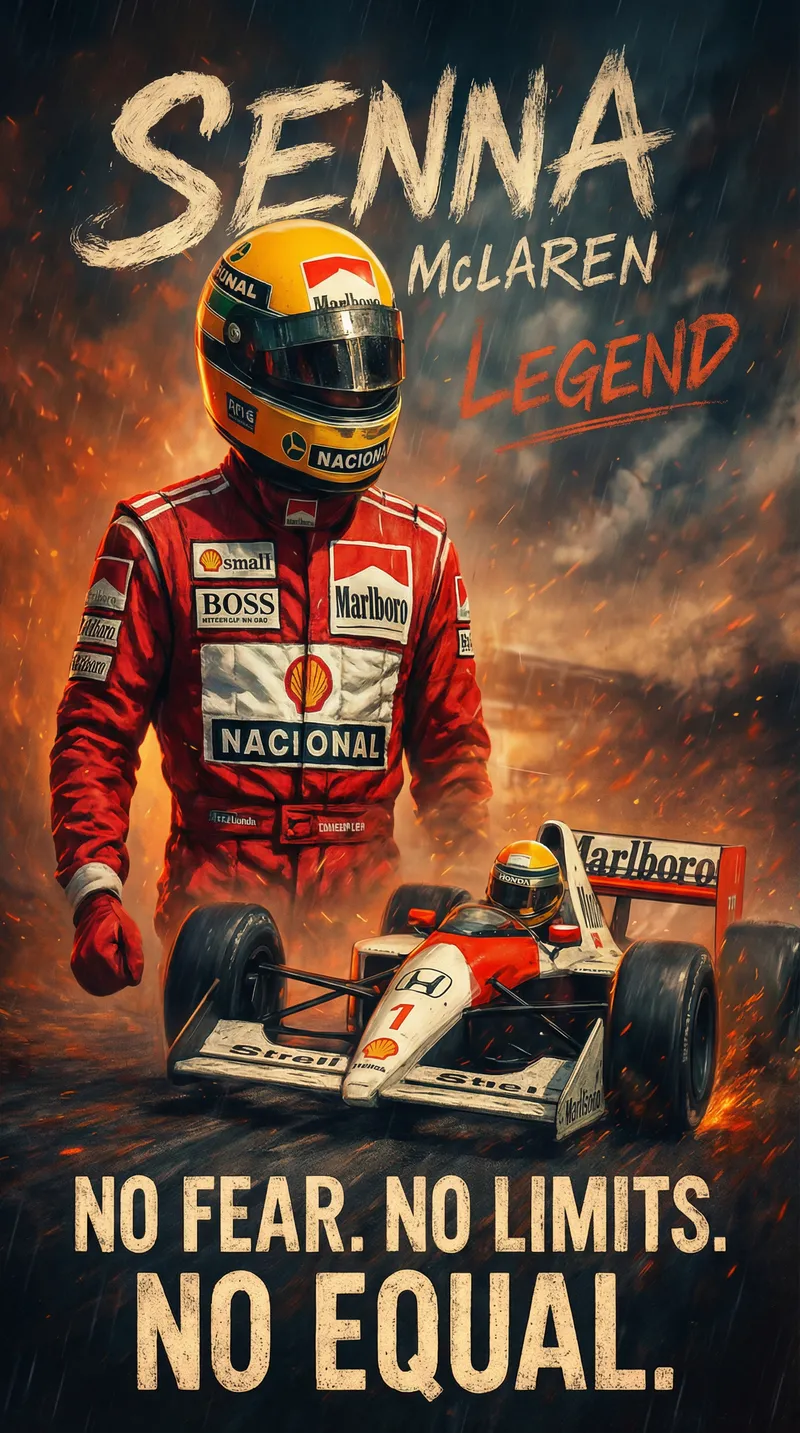 Cinematic Formula 1 Poster Designs
