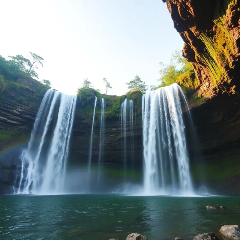 Stunning Waterfall: Nature's Majestic Beauty