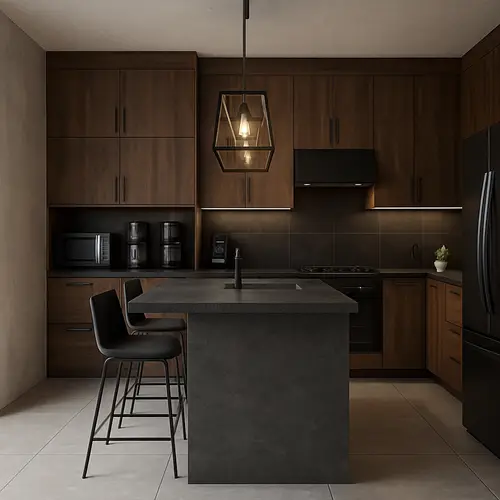 Modern Rustic Kitchen Redesign with Central Island