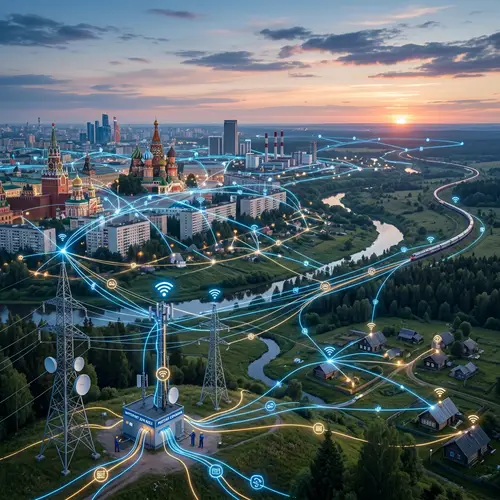 Establishing Internet Connectivity in Russia