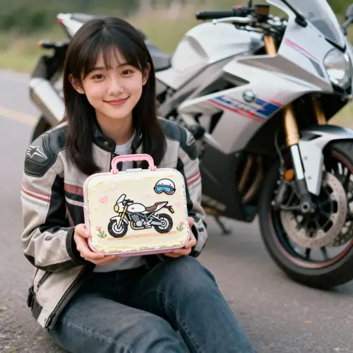 Motorcycle Themed Cake for a 17-Year-Old Girl