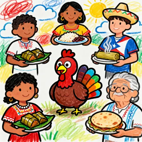 Kids Holiday Drawings from Latin America