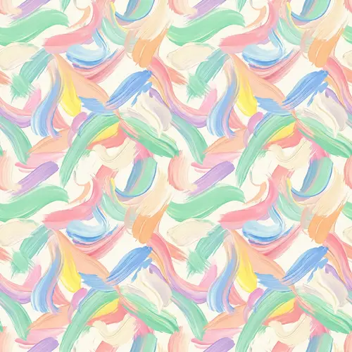 Pastel Colored Paint Brush Strokes for Tessellation