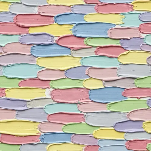Pastel Colored Paint Brush Strokes for Tessellation