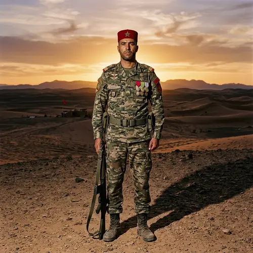 Moroccan Soldier: Tradition Meets Modern Duty