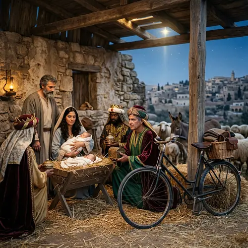 Nativity Scene with Latin American Influence