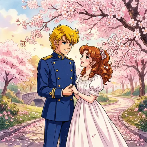 Candy and Terry's Romantic Cherry Blossom Moment