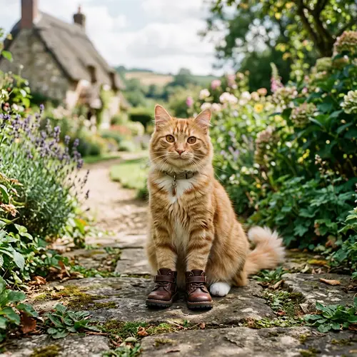 Un Gato con Botas - Stylish Cat Footwear