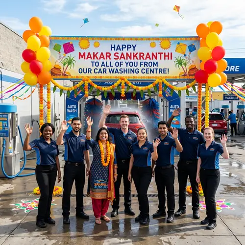 Celebrating Makar Sankranthi at Our Diverse Car Washing Centre