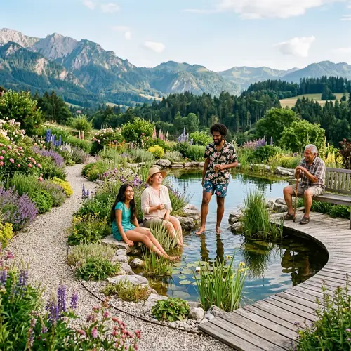Mountain Countryside Perennial Mixed Plant Garden | Biopool Oasis