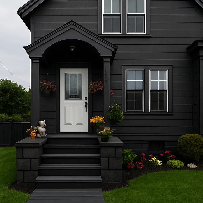 Stylish Home Upgrade: Steps & Composite Deck