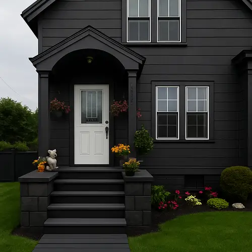 Stylish Home Upgrade: Steps & Composite Deck