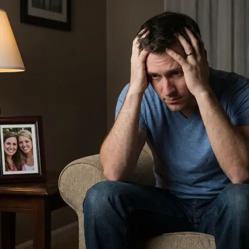 Man's Expression After Cheating with Wife's Best Friend