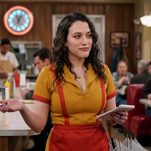 Kat Dennings: 2 Broke Girls Busty Wet Moments