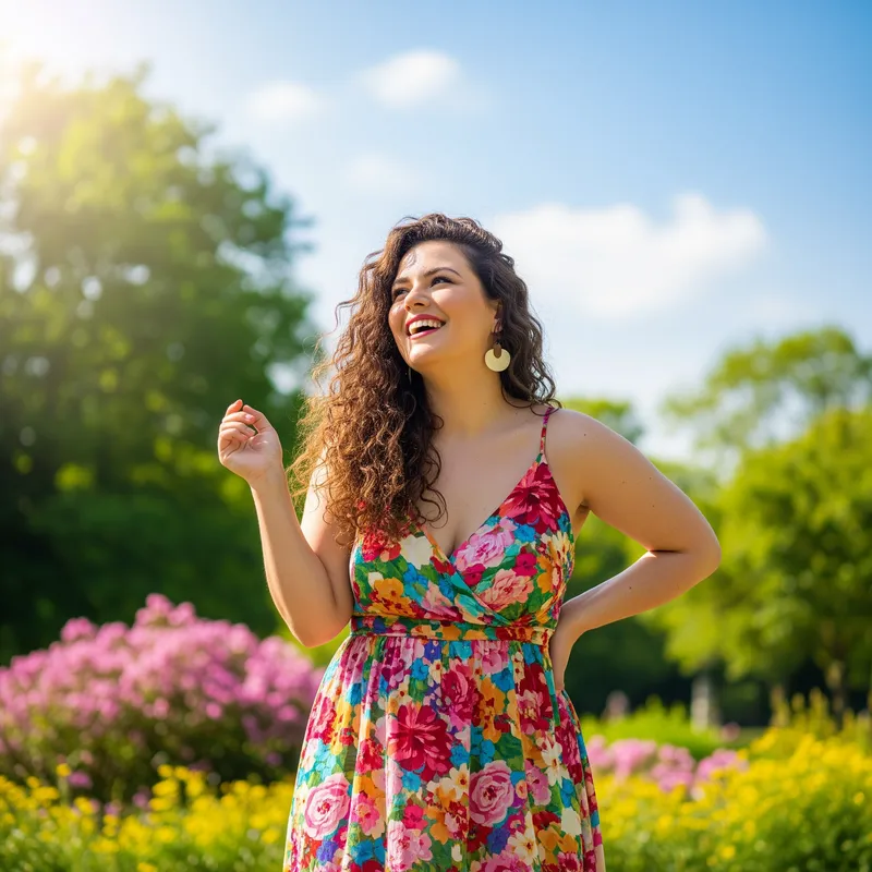 Happy Plus Size Woman - Embrace Body Positivity