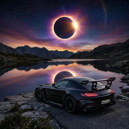 Mercedes GTR Black Series: Eclipse Elegance